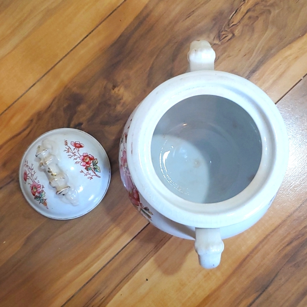 Iron Stone Knowles, Taylor And Knowles Jar With Lid - Picture 5 of 9